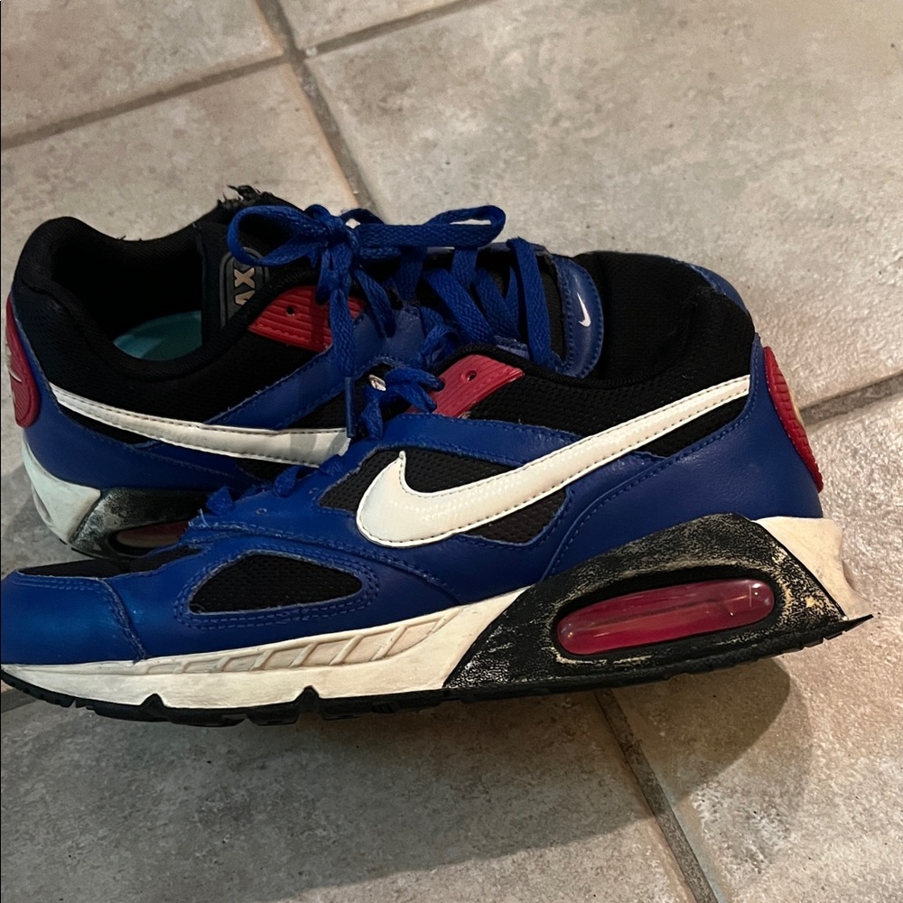 Nike Kids Black, Blue, and Red Sneakers